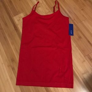 Stretchy red camisole